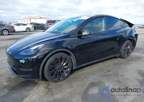 2021 Tesla Model Y Performance Dual Motor All-Wheel Drive from USA, damaged, VIN 5YJYGDEF8MF151310